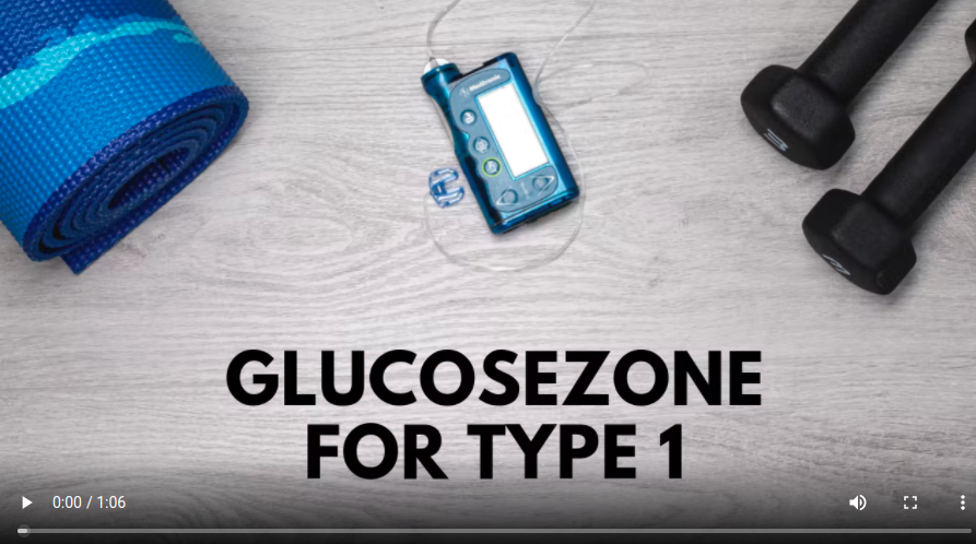 GlucoseZone for Type 1 diabetes